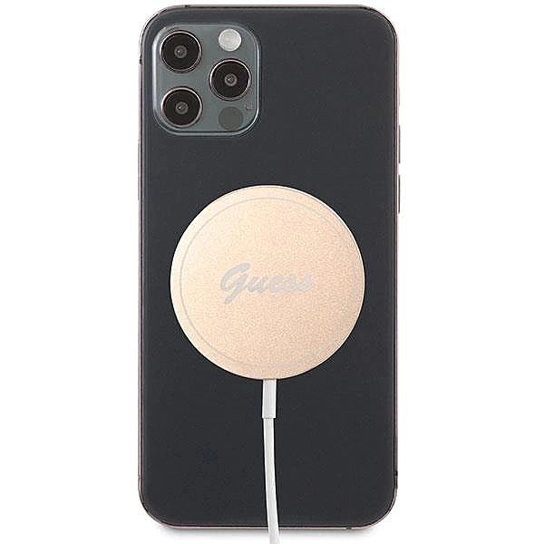 Ładowarka indukcyjna Guess 15W MagSafe - złota
