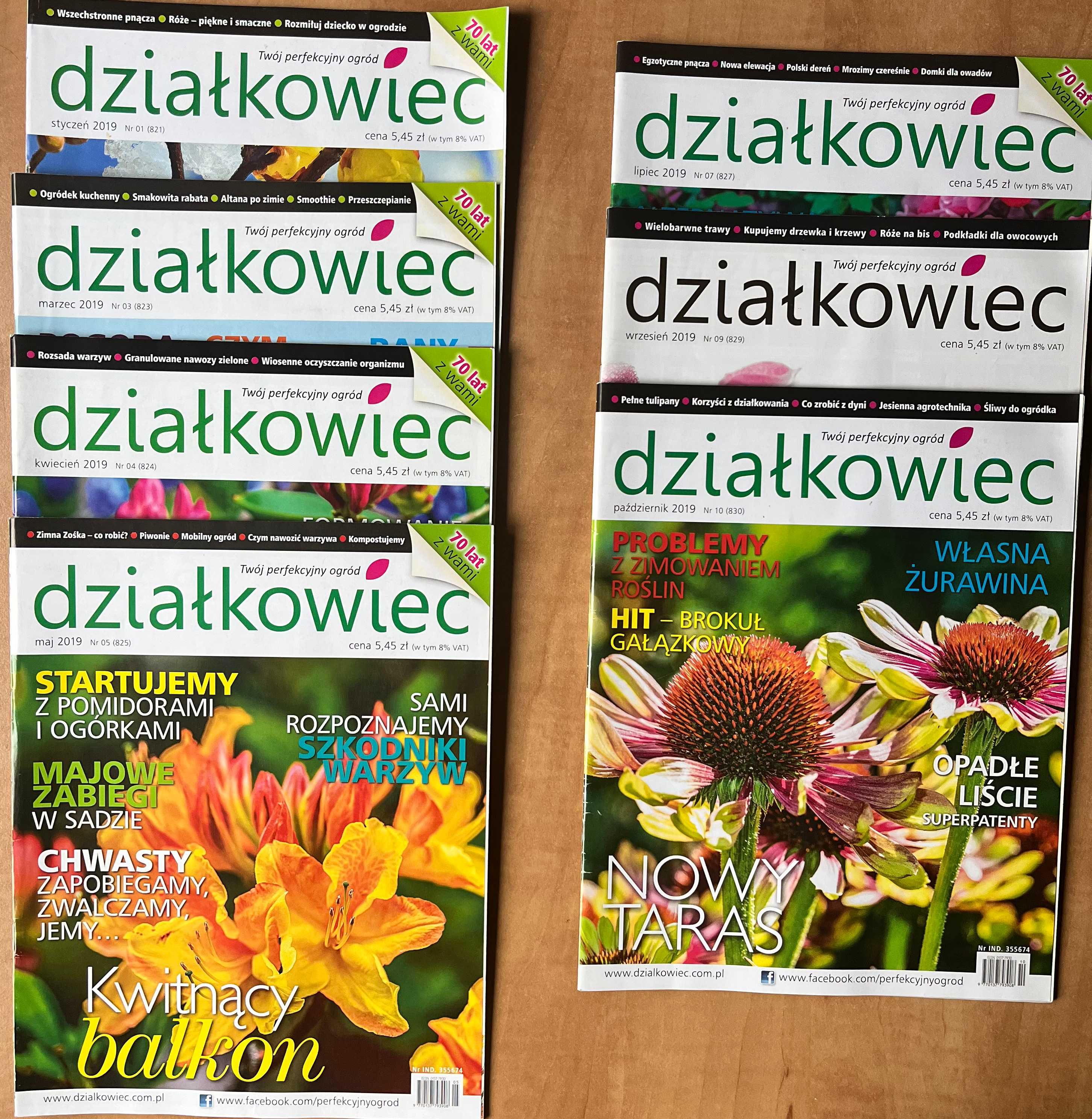 Działkowiec numery z roku 2019
