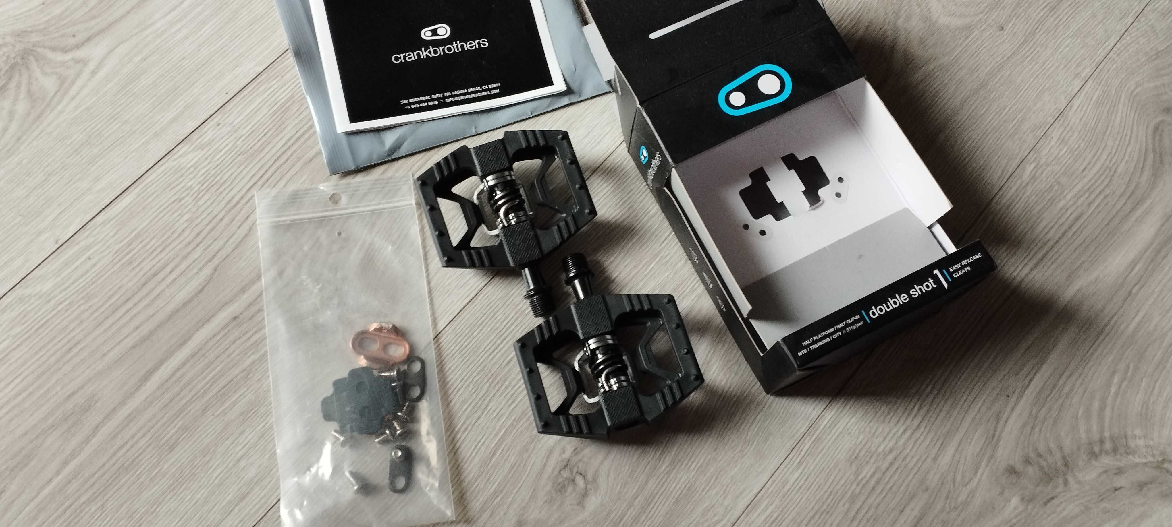 Crankbrothers Double Shot 1 pedały rowerowe zatrzaskowe platformy