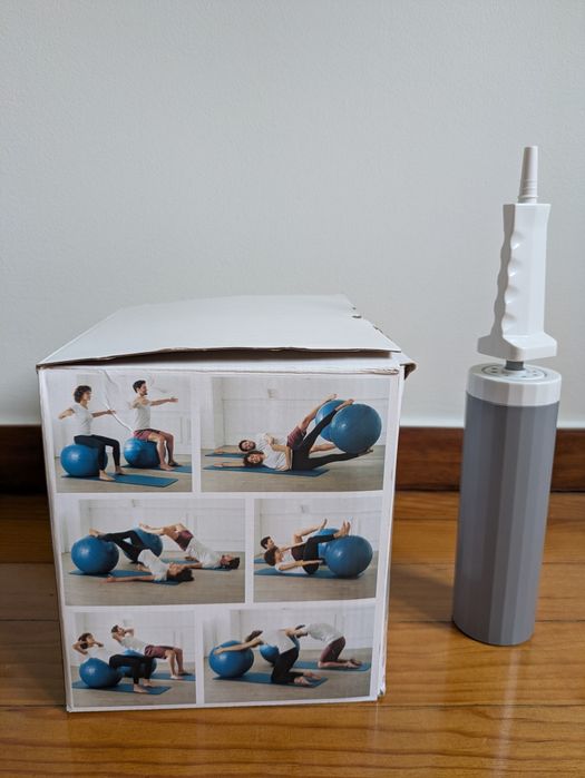 Bola de pilates/gravidez e bomba de ar