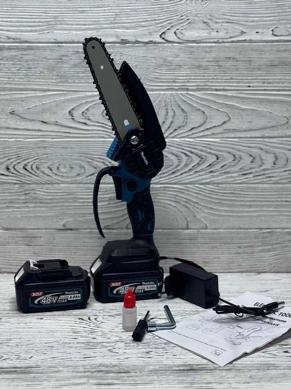 Мини пила аккумуляторная makita 16cm 48v міні пилка  макита