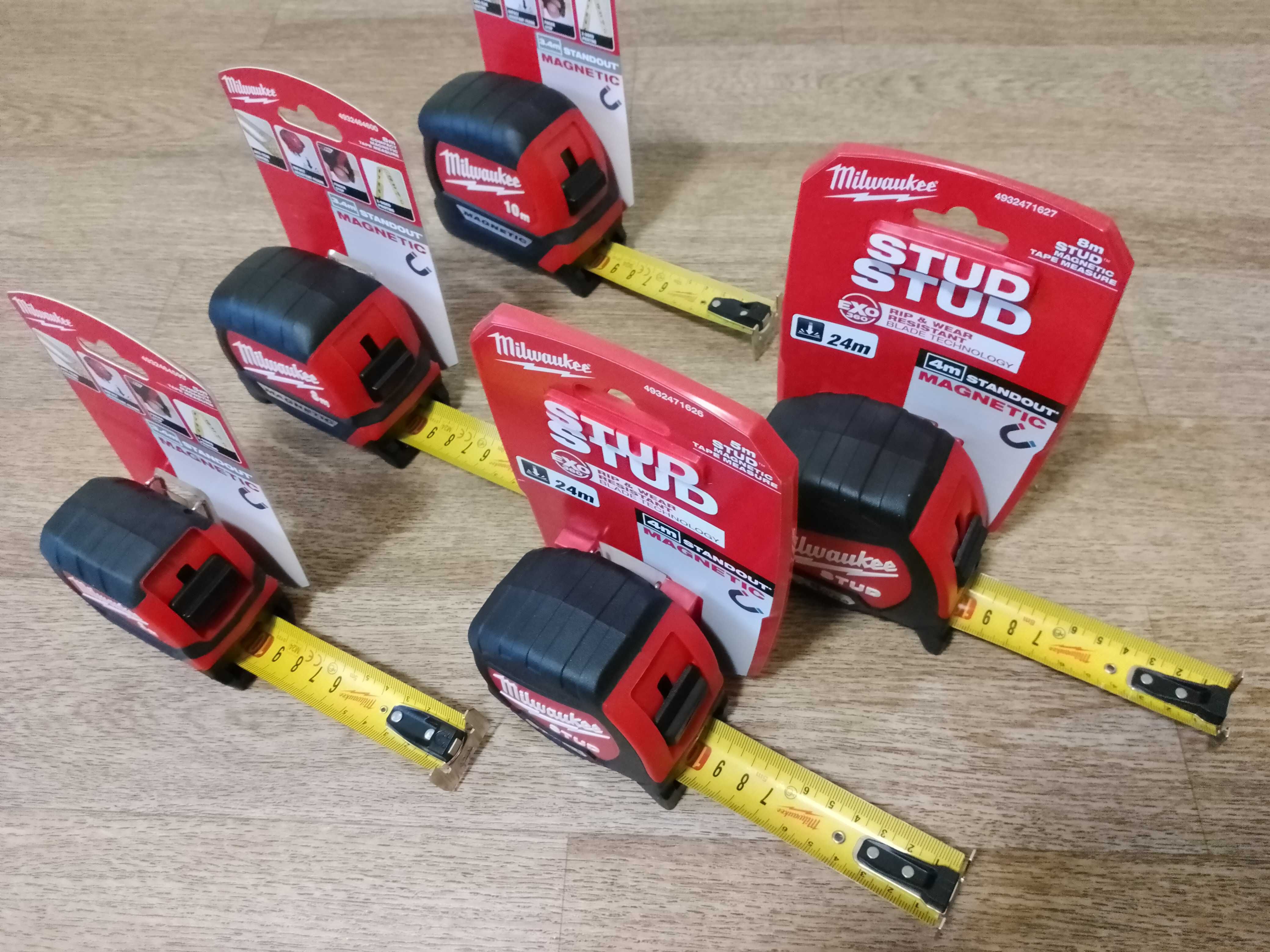 Рулетки Milwaukee Magnetic GEN III/ STUD GEN II/ з LED підсвіткою