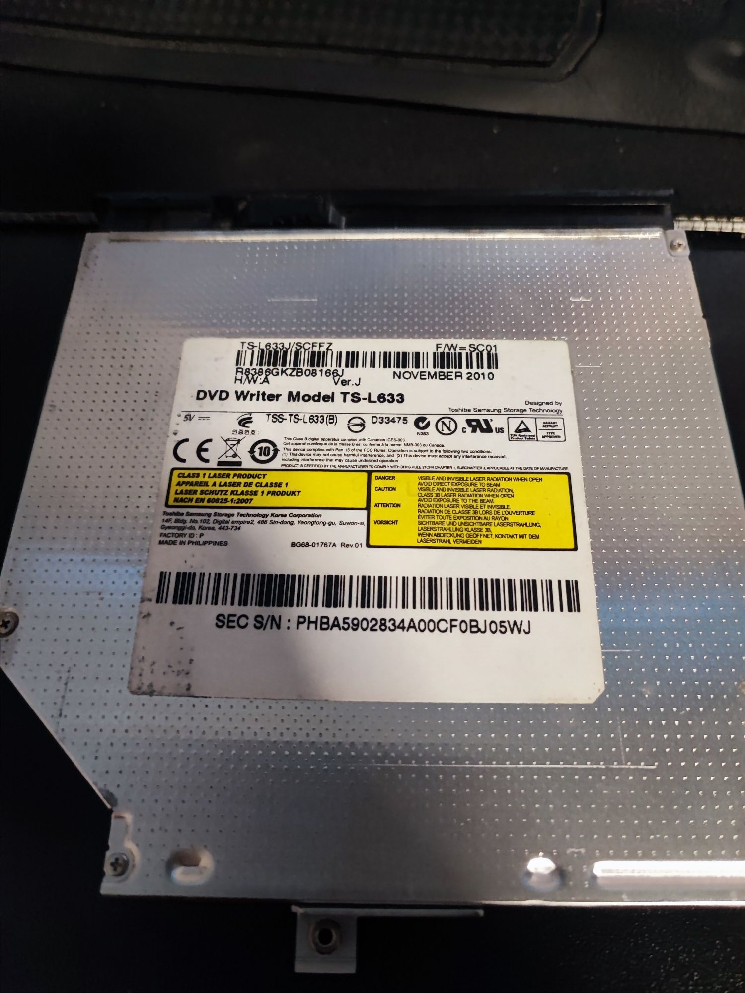 dvd do laptopa / komputera TS-L633