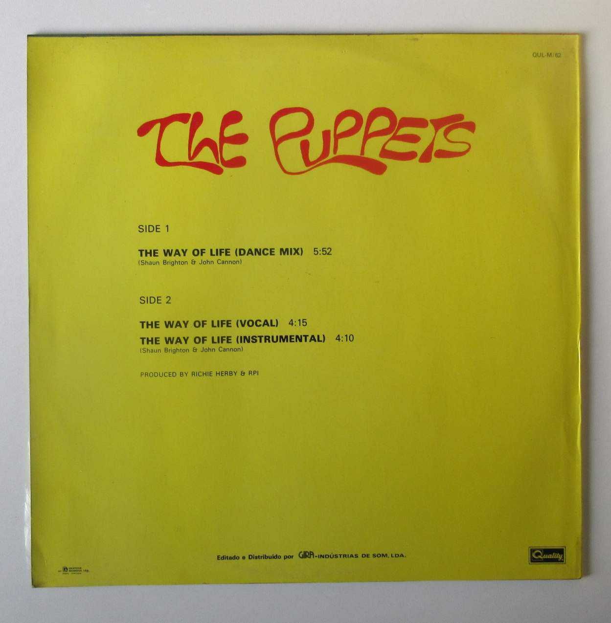 THE PUPPETS - The Way Of Life (Máxi-Single)