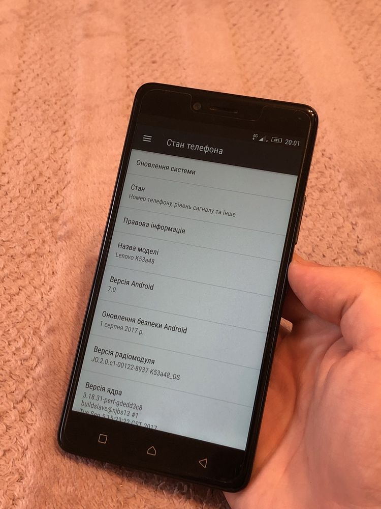 Телефон Lenovo K53a48  K6 note з Німеччини