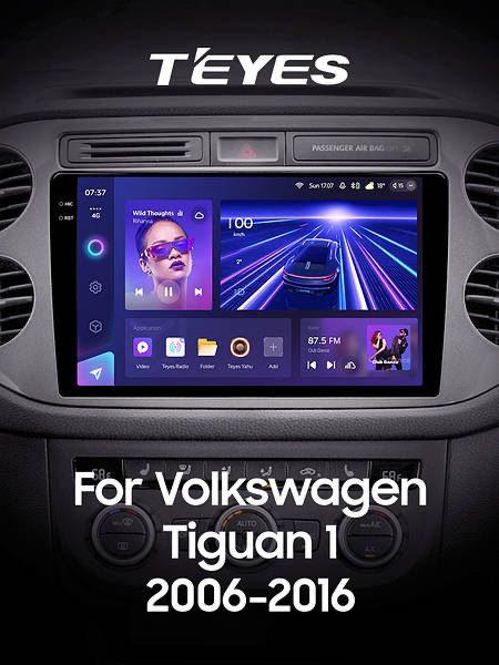 Штатна магнітола Teyes cc3 2k tiguan