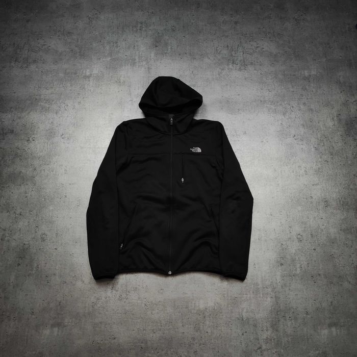 MĘSKA Thermal Bluza z Kapturem Soft Shell TNF The North Face Czarna