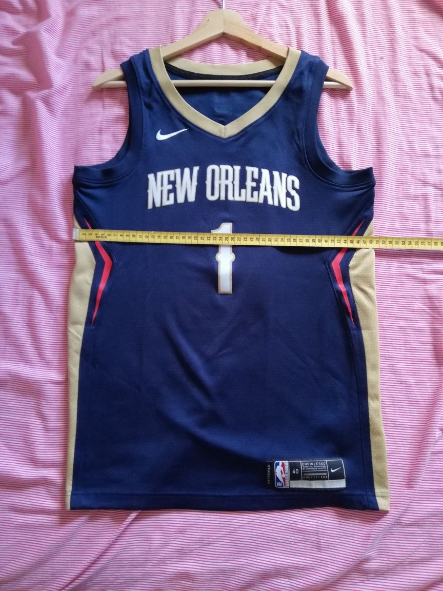 Jersey da NBA OFICIAL - Zion Williamson, Pelicans (portes grátis)