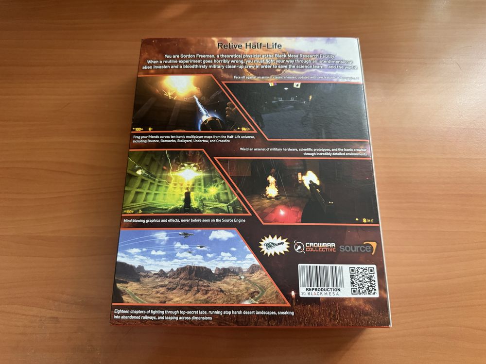 Black mesa pudełko big box half life