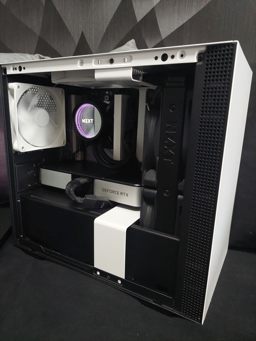 Ігровий комп'ютер Ryzen 7500F, 32GbDDR5, RTX3060Ti, 1TbSSD біло-чорний