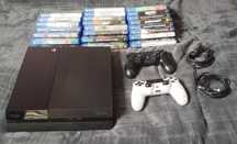 Konsola PS4 1TB - 2 pady - 24 gry