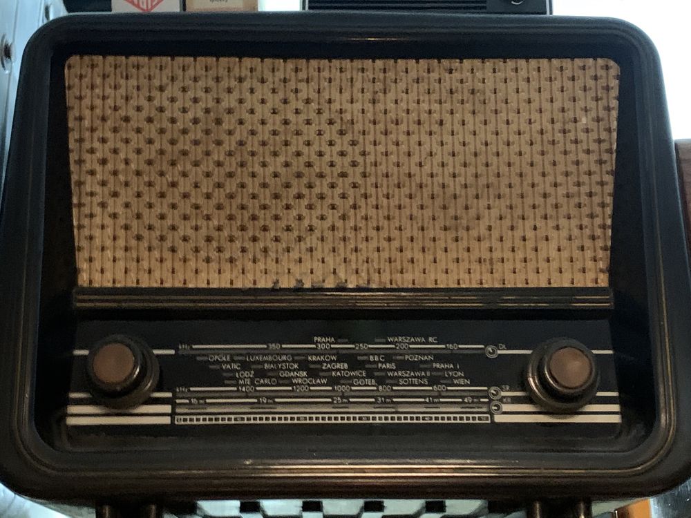 NOKTURN stare radio zabytkowe lampowe Lorenz