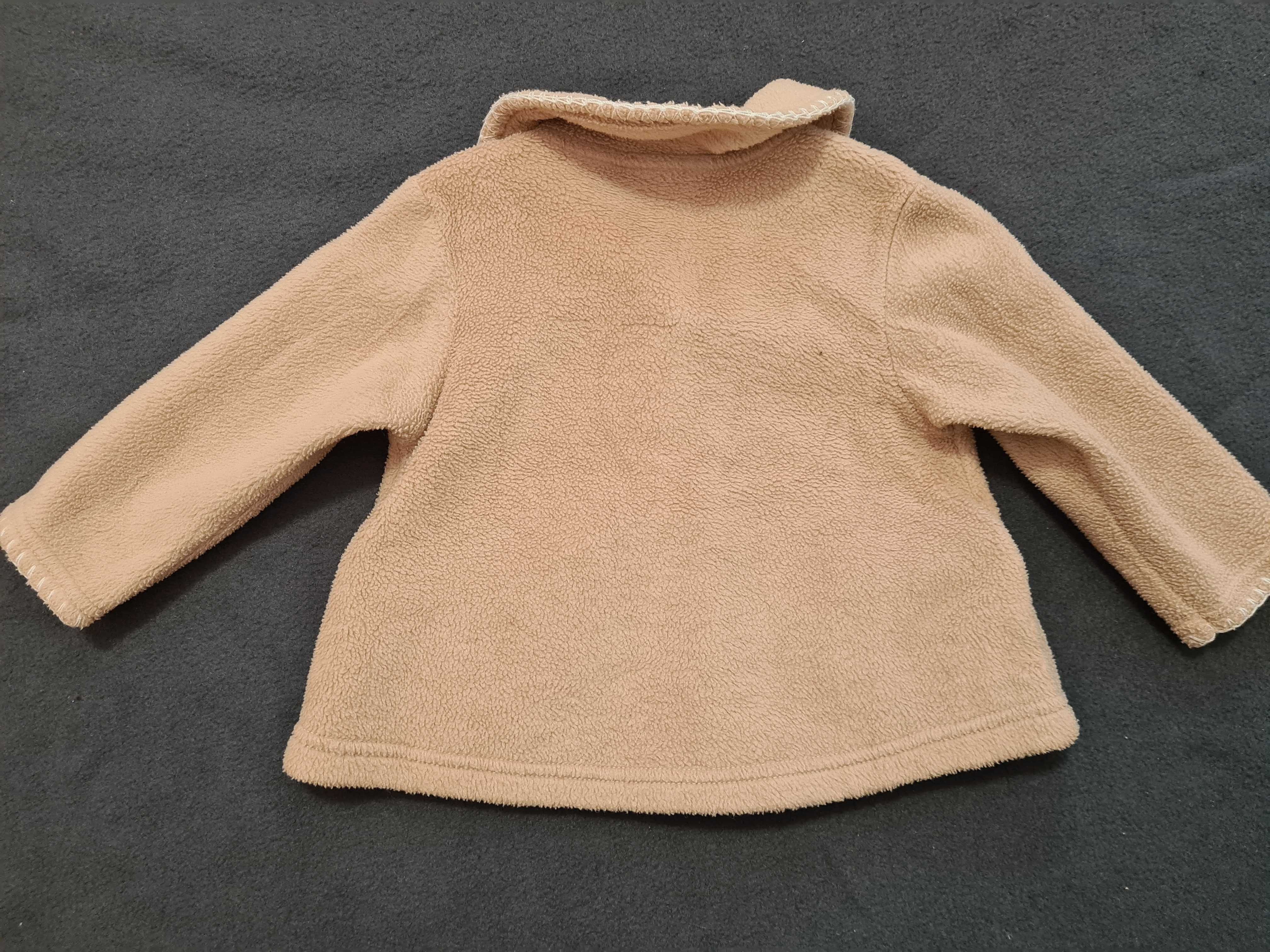 Bluza polarowa dla dziewczynki roz 80/86 Little Sprouts