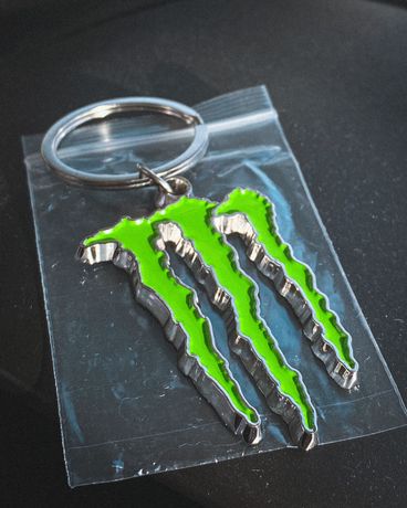 Porta-chaves Monster Energy em metal