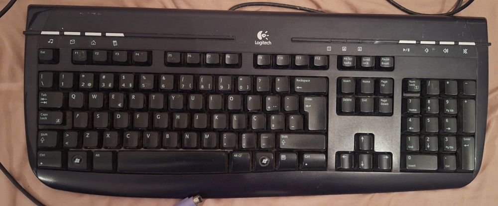 Vintage Teclado Logitech Internet 350