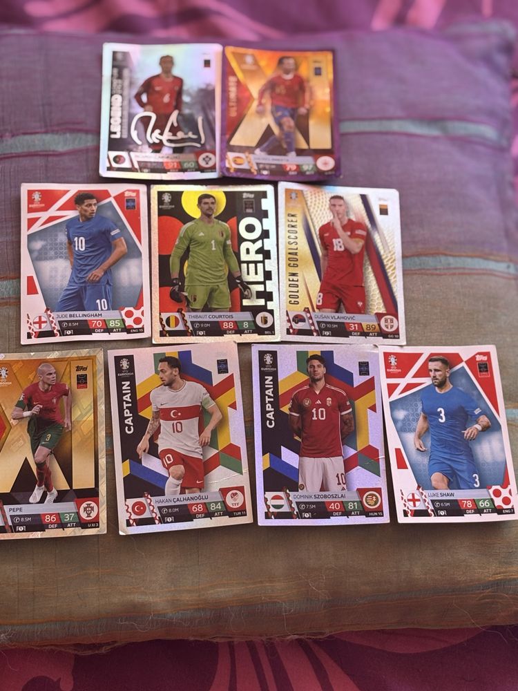 Cartas Topps Match Attax Euro 24-(EDIÇOES ESPECIAIS)