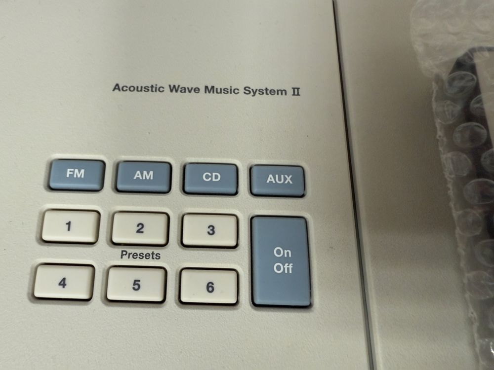 BOSE Acoustic Wave Music System II SUPER plus adapter Bluetooth