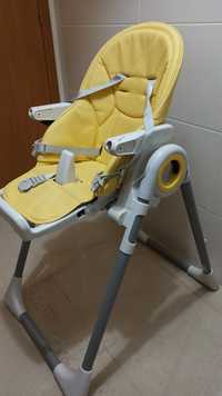Cadeira refeição bebe Zippy amarela