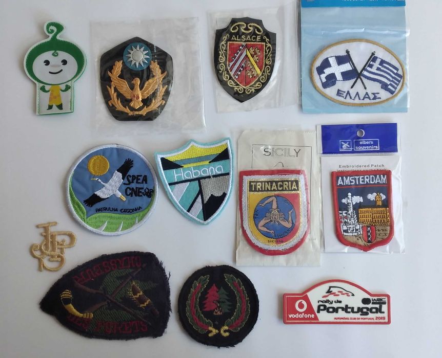 Badges em Pano - Diversos emblemas