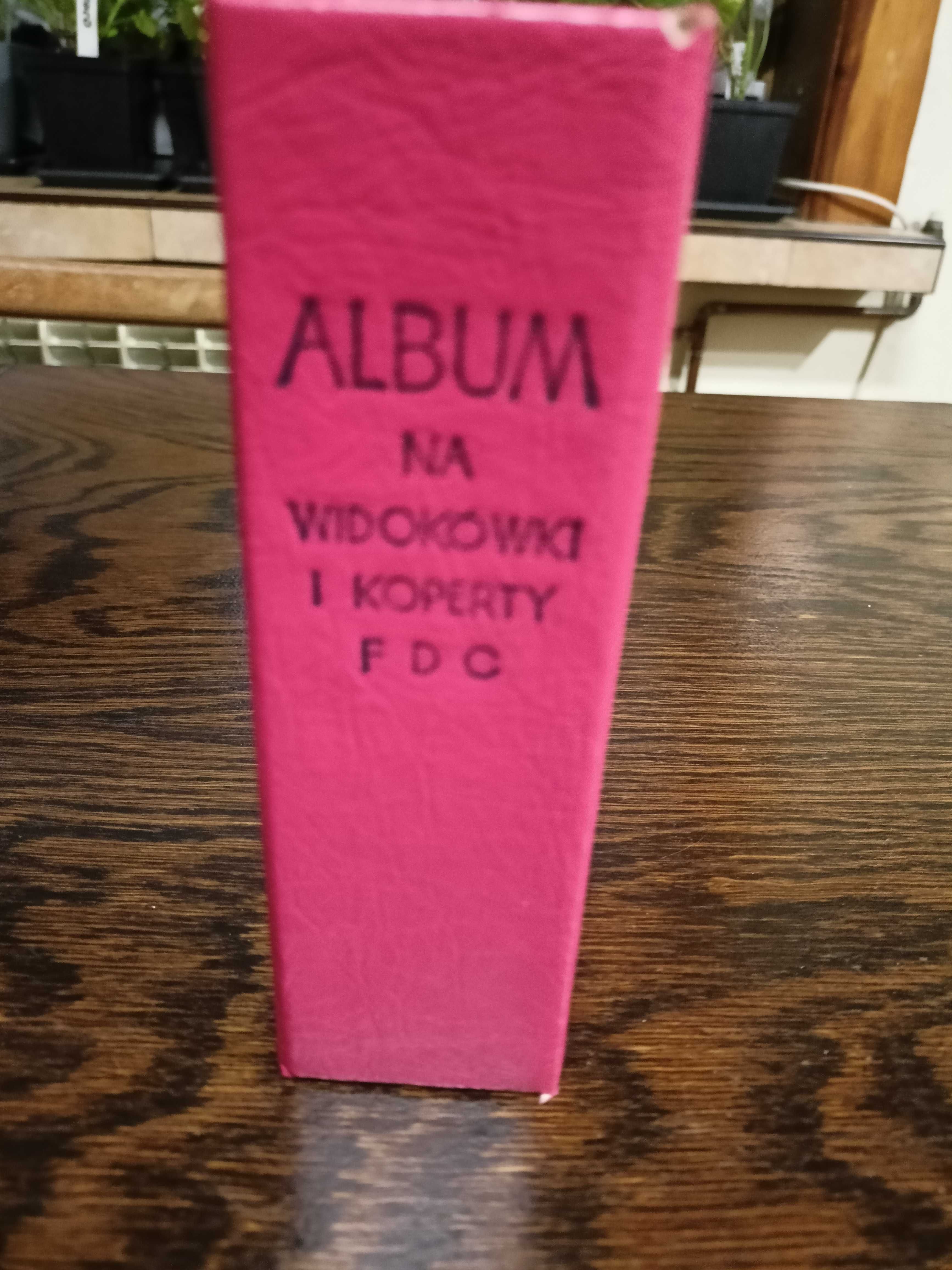 Stary album na widokówki i koperty FGD - prl
