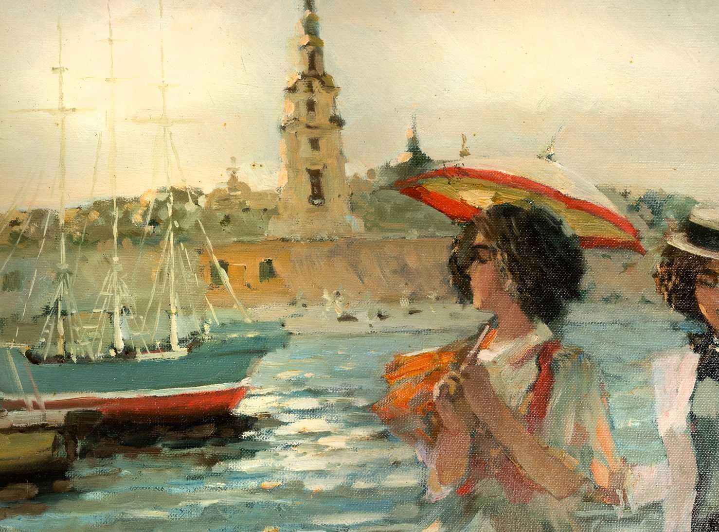 Pintura farol S Petersburgo Impressionismo | século XX