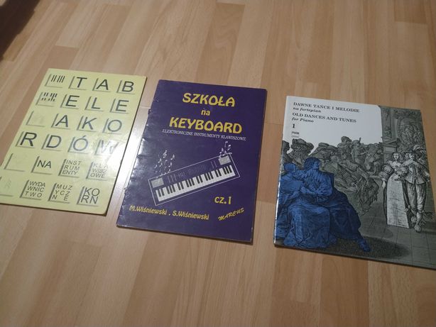 Keyboard nuty - Szkoła na keyboard, tabele akordów