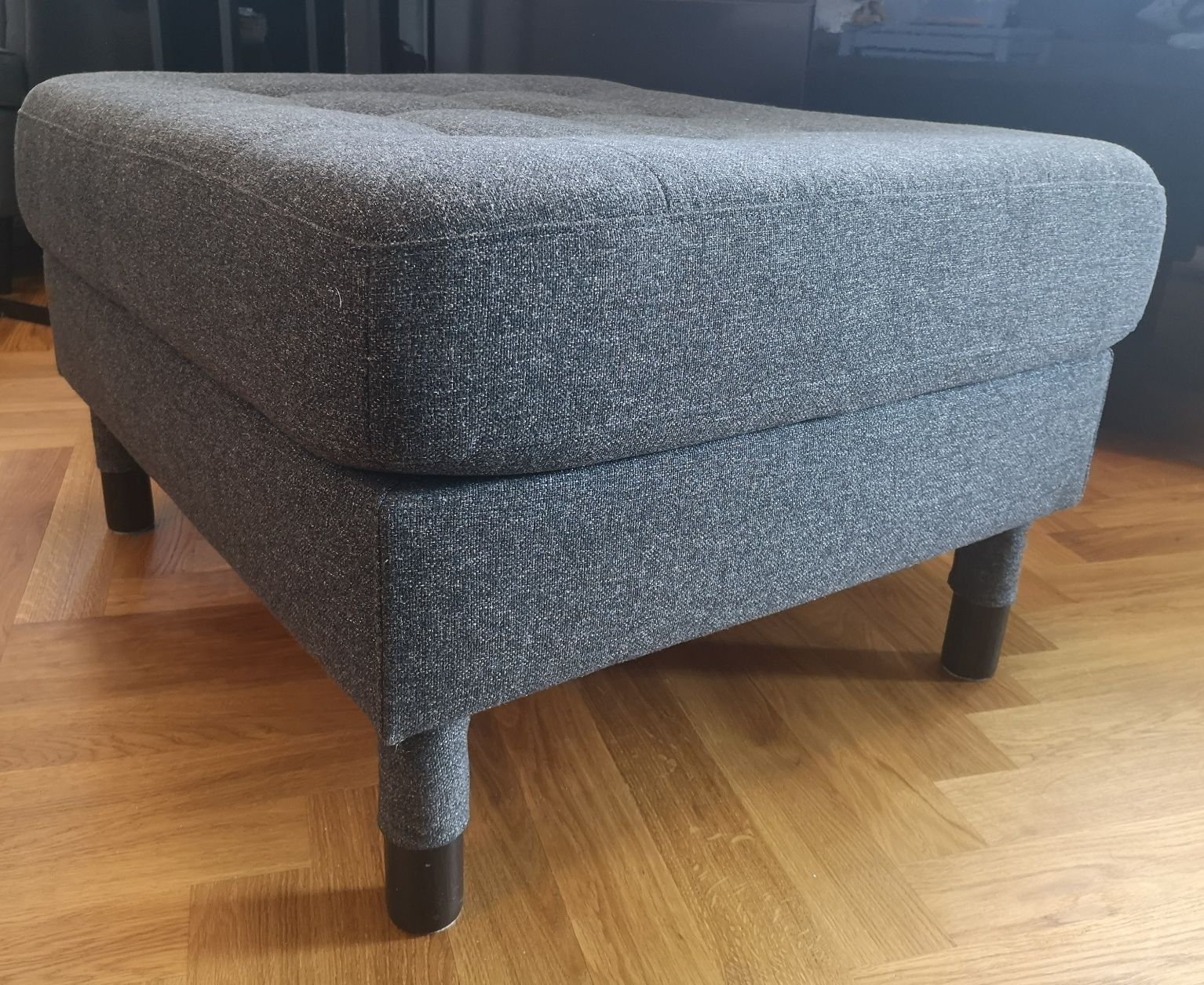 Podnóżek puf IKEA Landskrona / Gunnared ciemnoszary