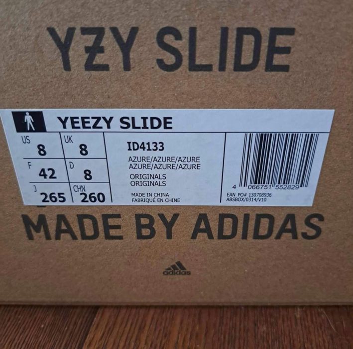 Yeezy Slide niebieskie rozmiar 42