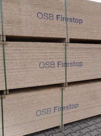 Płyta OSB GR. 16 mm ognioodporna FIRESTOP/STOPFIRE
