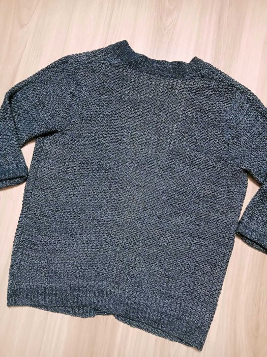 Narzuta z dzianiny kardigan sweter F&F 44