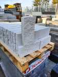 Ozdoba betonowa palisada obrzeże Krawężnik palisady biała 34,5x15x6