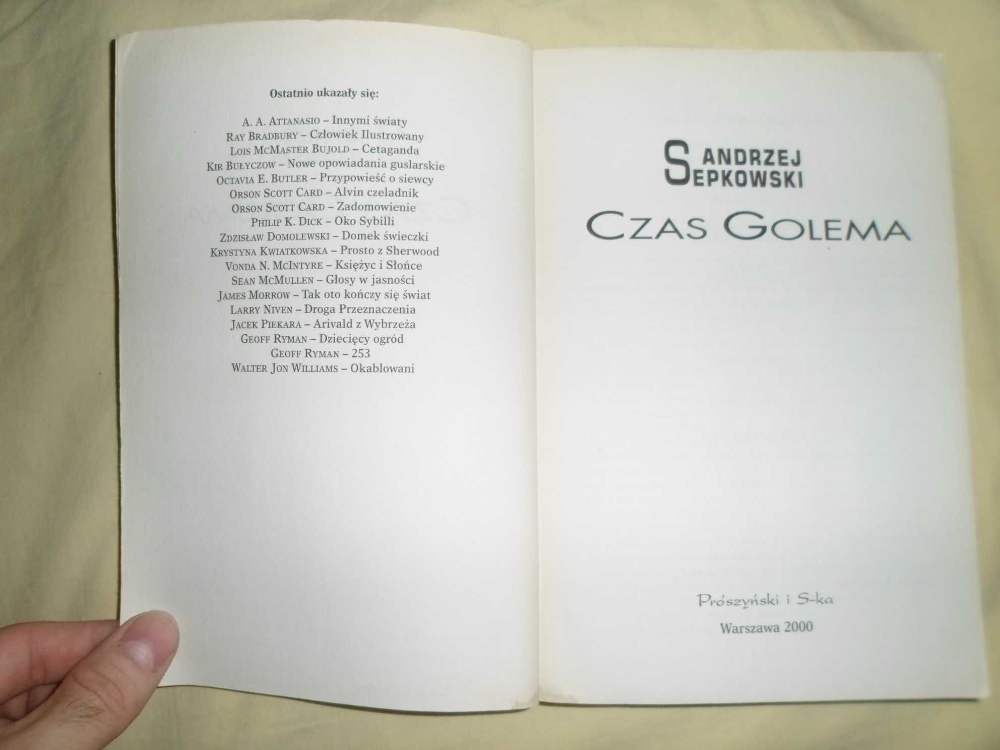 Andrzej Sepkowski - CZAS GOLEMA