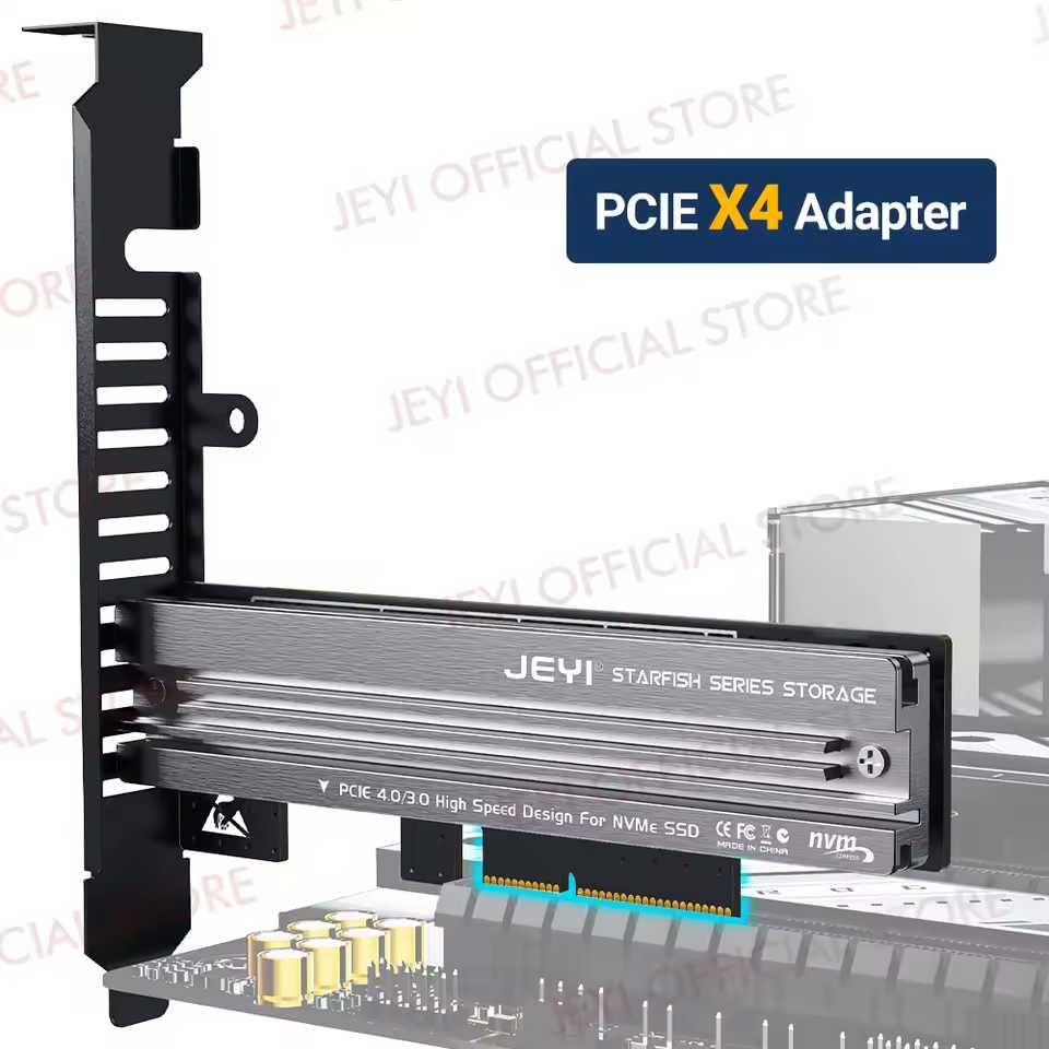 Адаптер розширення M.2 NVME to PCIe 4.0/3.0 x4 x1 SSD (Новий)