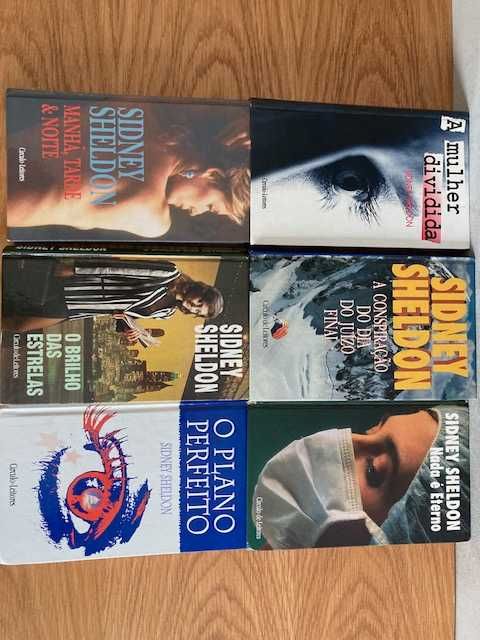 Livros de Sidney Sheldon do Círculo de Leitores