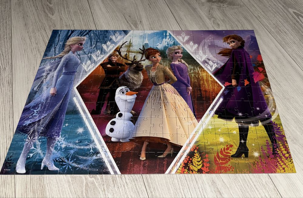 Puzzle 200 elementów kraina lodu