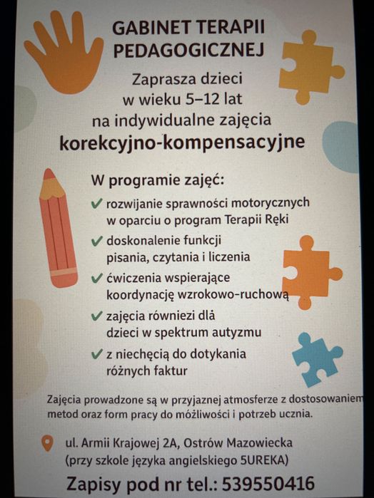 Zajęcia korekcyjno-kompensacyjne
