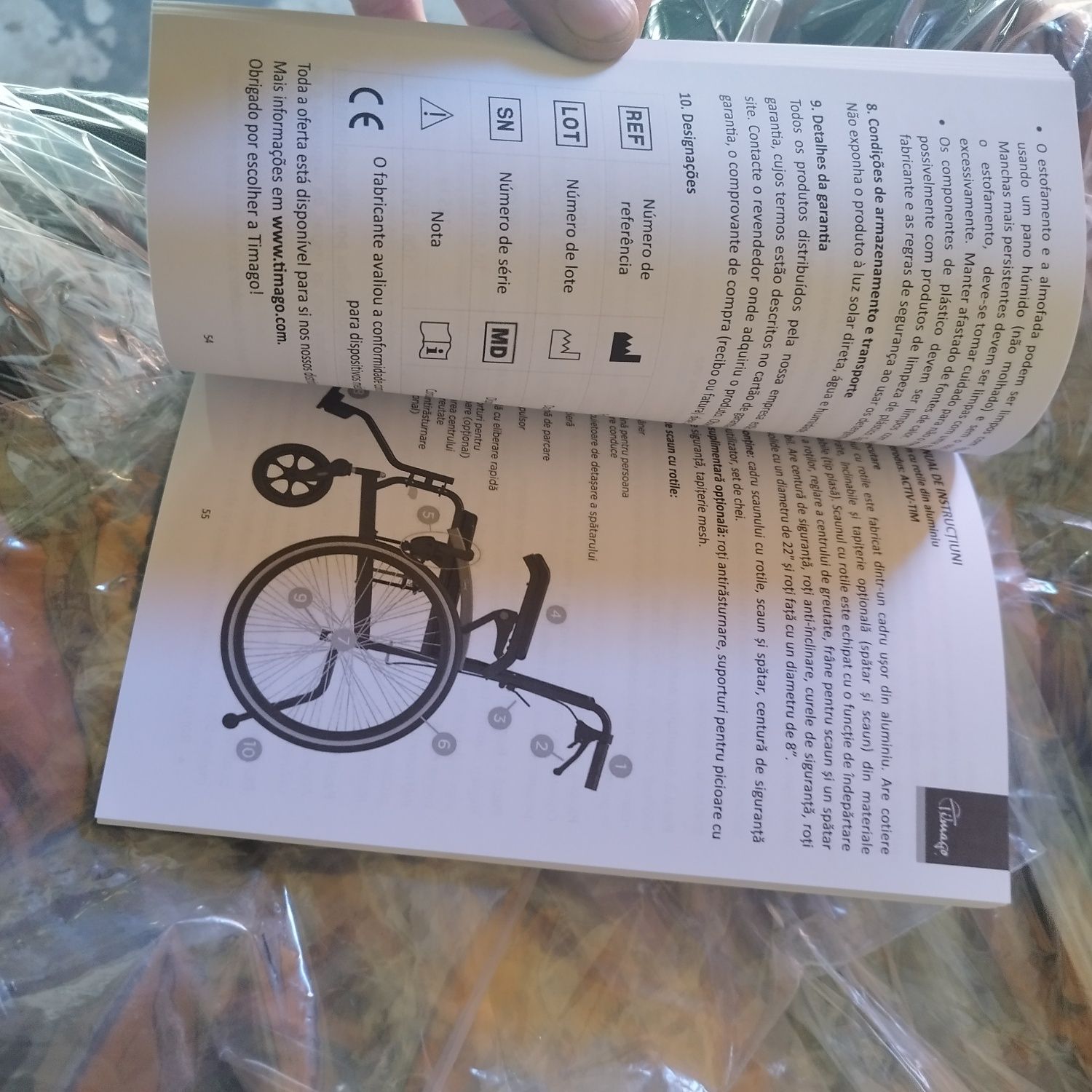 Wózek inwalidzki lekki Activ Tim