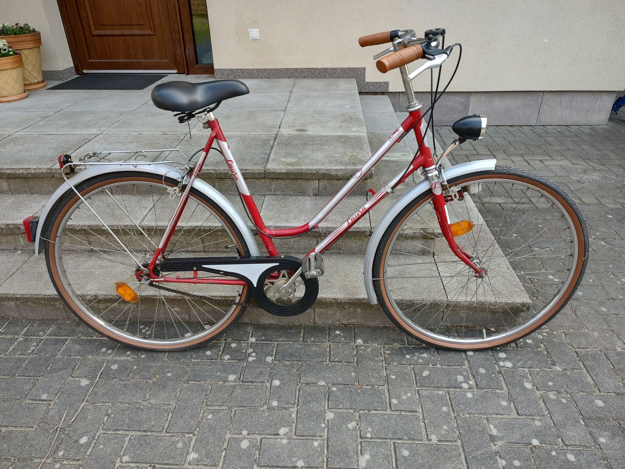Retro damka Romet z biegami shimano