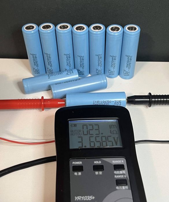 18650 Samsung 32E, Panasonic, LG 3000, 3100, 3200 mAh тестовані.