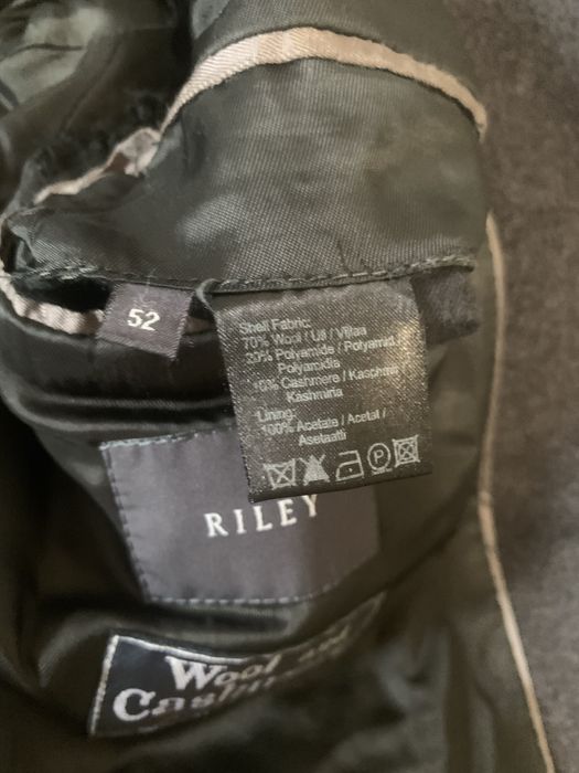 Płasz Riley rozmiar 52 ciemno-szary