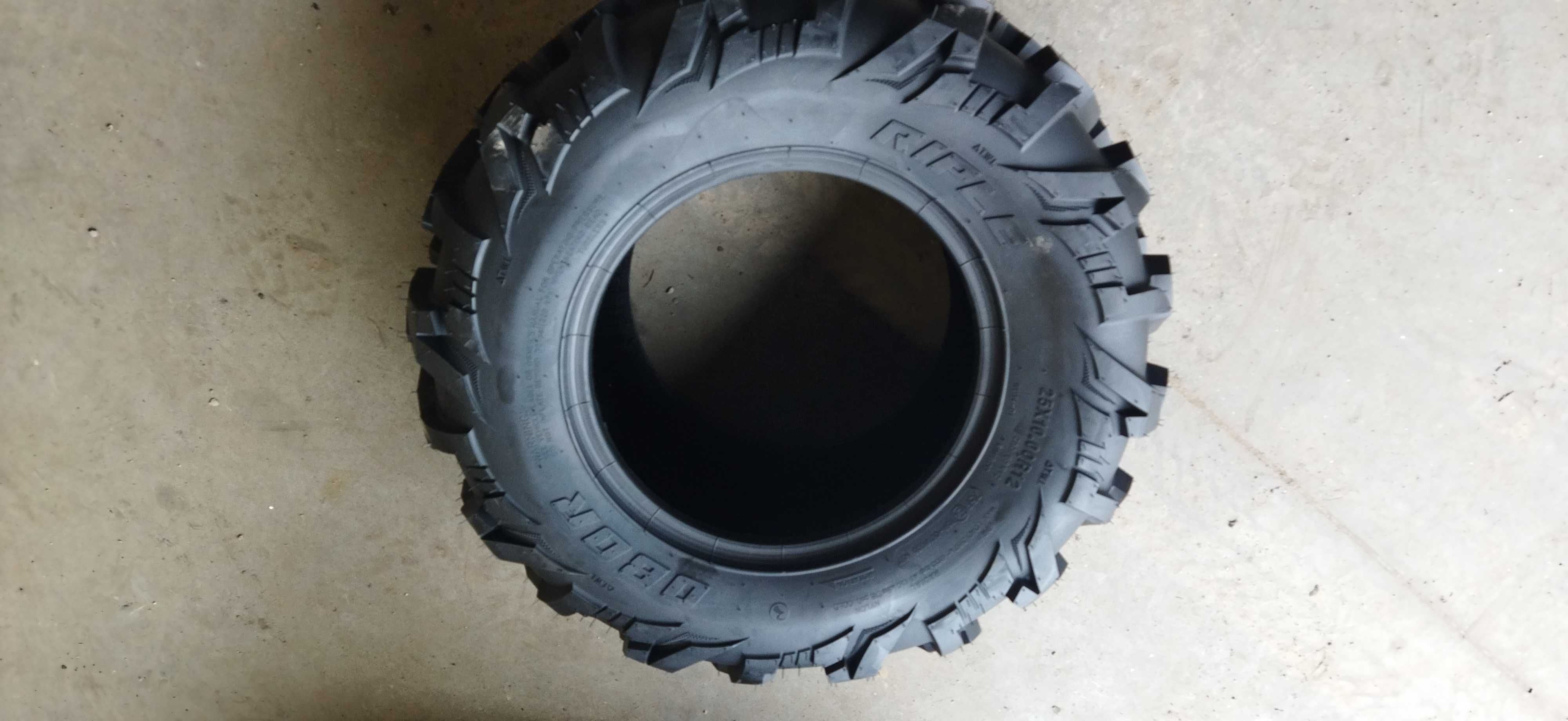 Nowe opony Obor Riple 2szt 25x10R12 oraz 2szt 25x8R12