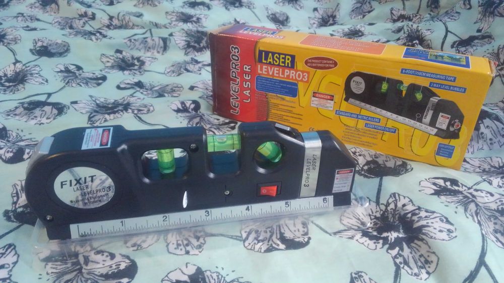Рівень-рулетка лазерний Fixit Laser Level Pro 3 (уровень лазер)