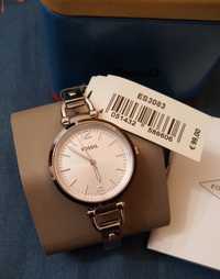 Nowy damski zegarek FOSSIL ES3083 w kolorze srebra na bransolecie