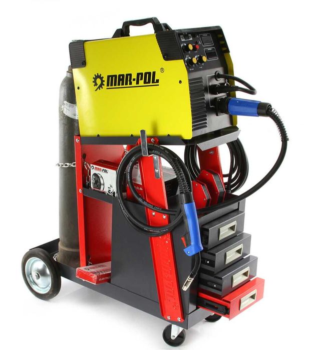 WÓZEK SPAWALNICZY 4 szuflady stabilny Mar-Pol