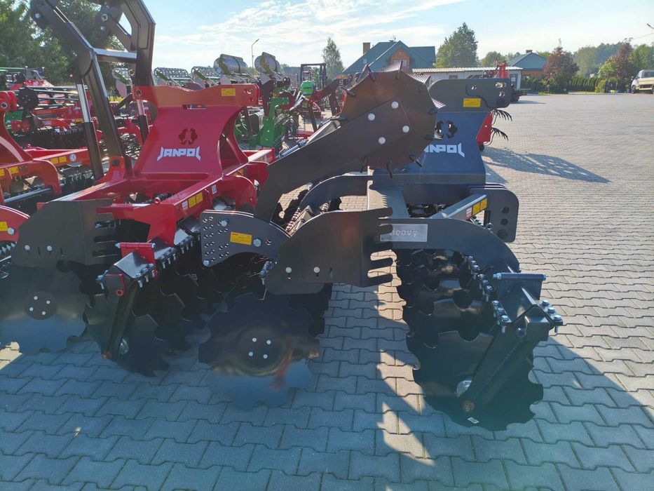 CIĘŻKA Brona talerzowa 2,5/2,7/3m JANPOL Talerzówka uprawowa OD RĘKI