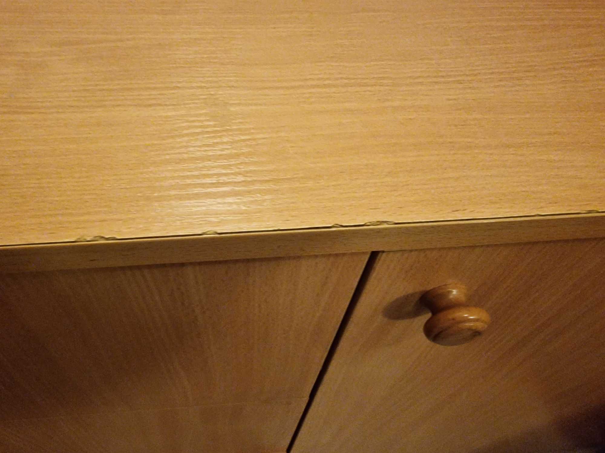 Szafka drewniana z szufladami jasny jesion