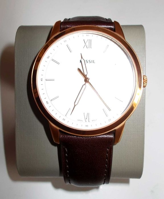 Zegarek męski - złoty Fossil FS-5463 - (NOWY)