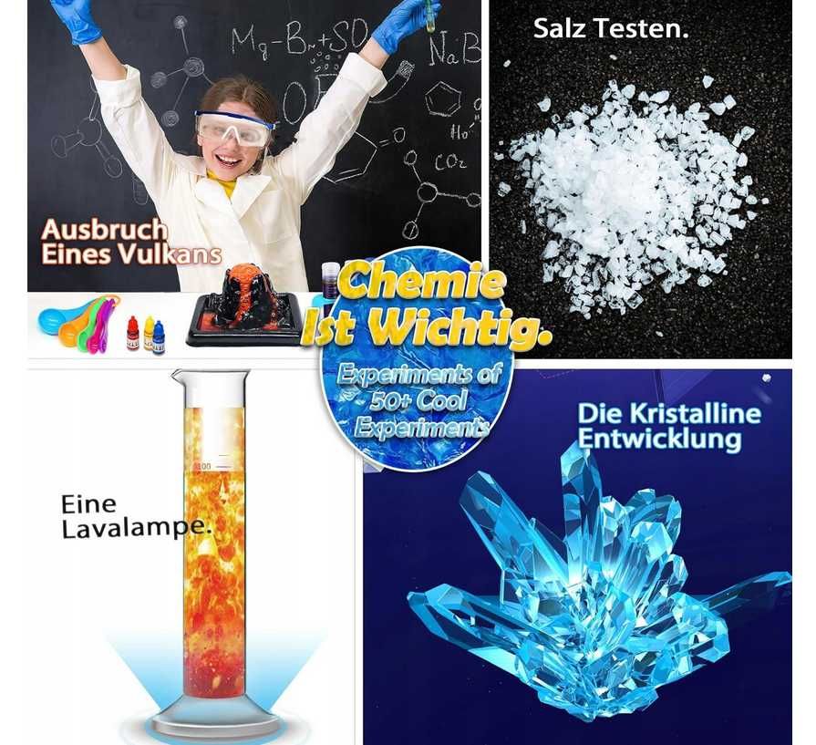 Zestaw Do Eksperymentów Laboratorium Małego Chemika Aimiffy Nauka