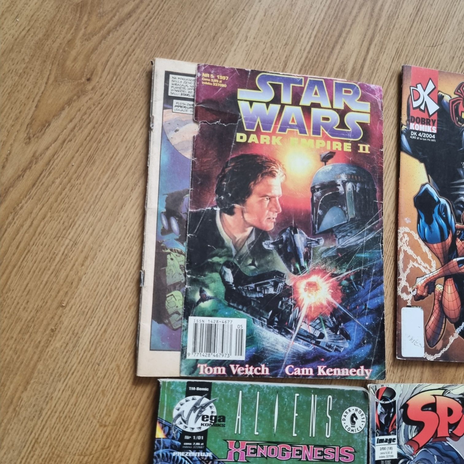 Zestaw starych komiksów Conan Spider Man Spawn Neon Genesis Lobo