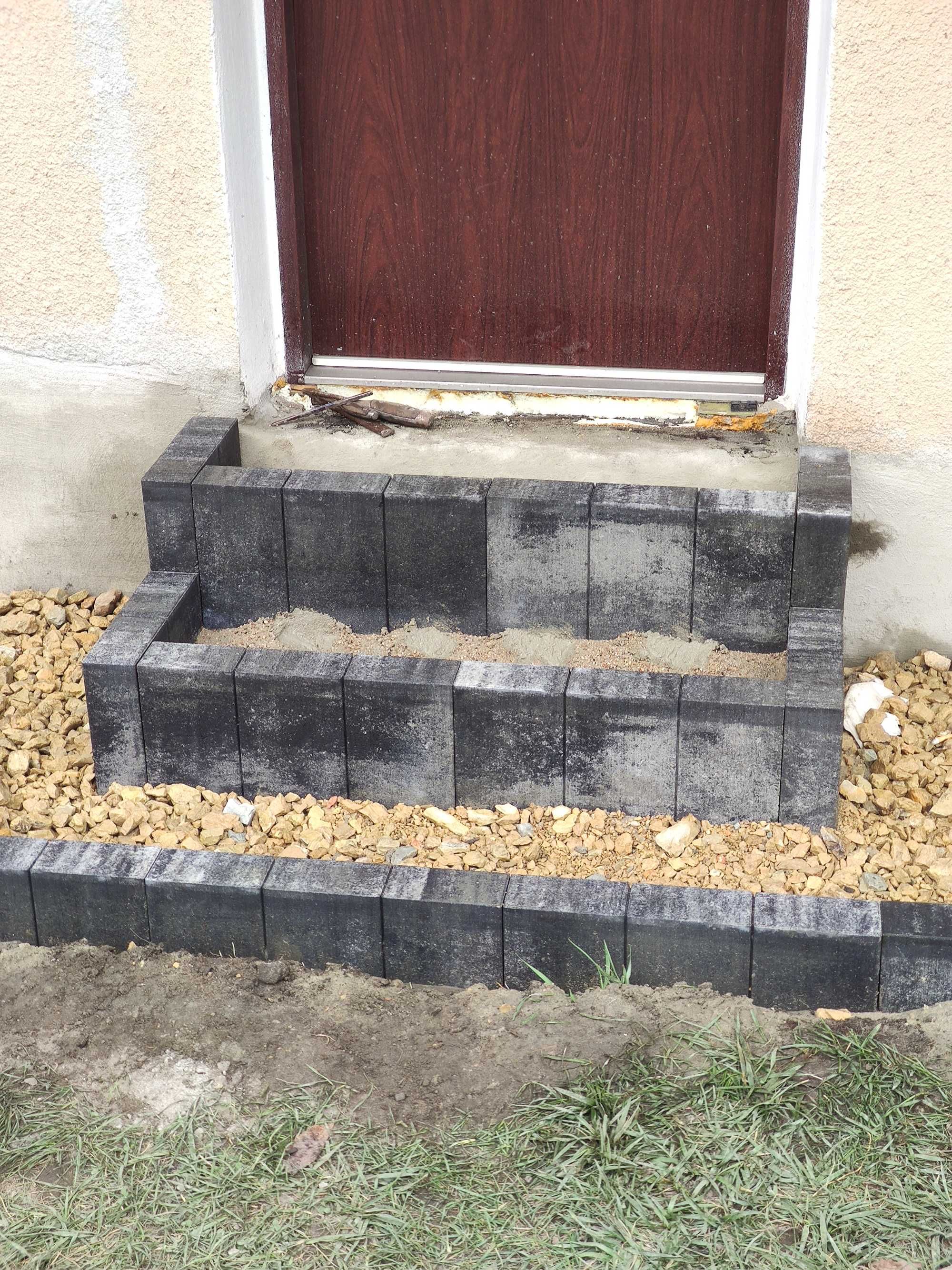 35 sztuk obrzeże betonowe BRUK BET Prospect wapień dewoński 48x28x8cm